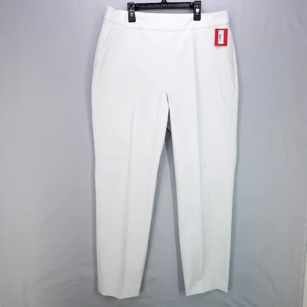 Spanx Ankle Pants Straight Leg Silver Lining Size Tall XL Shaping Elastic Waist - Picture 2 of 15